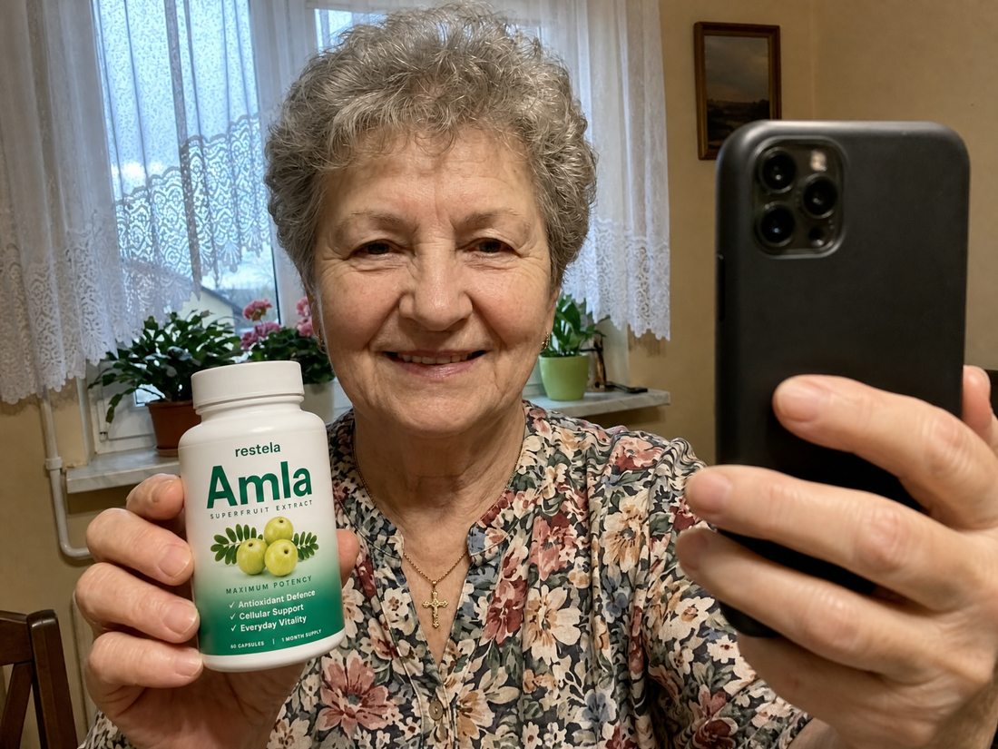 Restela user with the capsules after steadier blood sugar readings